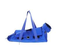 TOYANDONA Portable Cat Grooming Bag Blue M - Foldable Sling for Nail Trimming and Veterinary Use, Anti-scratch Bite-resistant Pet Carrier for Bathing and Examining