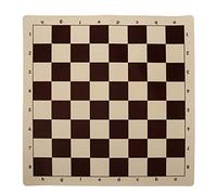 TOYANDONA Portable Chess Board Synthetic Leather Chessboard Foldable Roll up International Chessboard for Chess Games Easy Carry Game Accessory 16.54 X 16.54 X 0.20 in 1 Pc