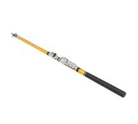 TOYANDONA Portable Fishing Rod Soft Tailed Telescopic Lightweight Extension Rod with Metal Guide Rings and Slip Grip Heavy Duty for Sea and Beachcaster Fishing