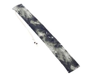 TOYANDONA Portable Flute Case 85x6cm Cotton Flannel Lined Storage Bag with Ink Painting Print, Travel Vertical Flute Storage Organizer for Protective and Portable Use