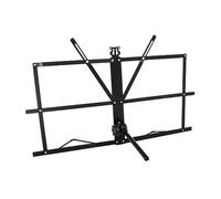 TOYANDONA Portable Foldable Music Stand for Home Use Lightweight Desktop Score Holder Adjustable Angle for Guitar and Simple Reading
