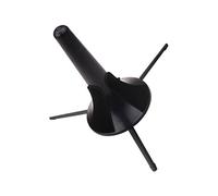 TOYANDONA Portable Foldable Trumpet Tripod Stand Bracket Support Holder Detachable Legs, Lightweight Black Musical Instrument Accessory for Orchestral and Performance Use