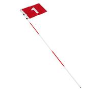 TOYANDONA Portable Golf Flagstick Set with Detachable Hole Cup for Backyard Practice Professional Section Golf Flag Pole for Driving Range and Putting Easy Assembly and Storage