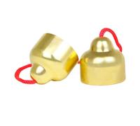 TOYANDONA Portable Hand Cymbal Bell Copper Instrument for Boys and Girls Musical Performance and Yoga Practice Produces Crisp Sound Elegant Copper-plated Finish for Rhythm Development
