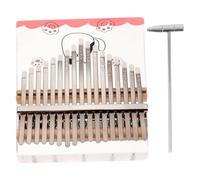 TOYANDONA Portable Kalimba Mini Thumb Piano Acrylic Cartoon Pattern Musical Instrument for Beginners and Boys and Girls