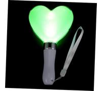 TOYANDONA Portable LED Heart-shaped Glow Stick for Concerts and Events Battery Powered Flashing Light Wand for Parties Festivals Weddings and Birthday Celebrations