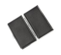 TOYANDONA Portable Metal Cigarette Case for Men and Women Moisture Pressure-resistant Tobacco Holder with PU and Convenient Design for Travel and Daily Use