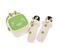 TOYANDONA Portable Mini Karaoke Speaker with Microphone for Singing and Educational Storytelling Device Compact Speaker for Parties Bedtime Classroom and Travel Use