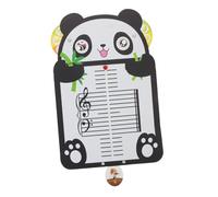 TOYANDONA Portable Music Note Card for Beginners with Panda Design Rhythm Study Board for Music Theory Piano Practice and Sight-reading Portable Teaching Supplies and Flexible Learning