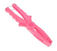 TOYANDONA Portable Pink Plastic Fishing Gripper Clip Strong and Sturdy Fish Clamp for One Handed Catching Convenient Fish Control Tool for Anglers Practical Fishing Accessory Gift