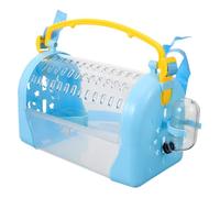 TOYANDONA Portable Small Pet Cage Lightweight Plastic Hamster Carrier Box for Travel Outdoor Use Sturdy Design Easy to Carry and Store