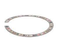 TOYANDONA Portable Solid Wood Guitar Inlay Sticker for Acoustic Classical Guitar with Precision Production, Beautiful Sound Hole Rosette Decal Accessory for Musical Instruments