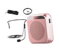 TOYANDONA Portable Voice Amplifier Mini Microphone Speaker with LED Display and Long Battery Life Rechargeable for Teachers and Public Speakers during Speeches and Public Speaking
