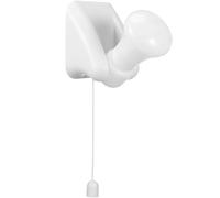 TOYANDONA Portable Wire Led Bulb Light Battery Operated Self Adhesive Wall Mount Lamp for Closet Cabinet Night Light with Pull String Control