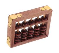 TOYANDONA Portable Wooden Abacus with Beechwood Beads for Preschool Learning Compact Math Counting Tool for Early Education and Timeless Sophisticated Design