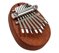TOYANDONA Portable Wooden Kalimba Mini Musical Instrument 8 Keys Ideal for Beginners