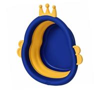 TOYANDONA PP Washbasin Foldable Skid Face Basin for Travel Safe Healthy Material Compact Sturdy Design Easy to Clean and Carry Adorable Blue Wash Tub for Boy Girl