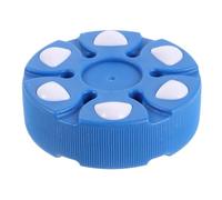 TOYANDONA Practice Roller Hockey Puck with Glide Technology and Enhanced Durability, Blue Pp Material, Wheel Design with Rollers for Street Hockey Training and Indoor Practice Sessions