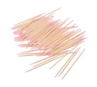 TOYANDONA Precision Removal 1500pcs Ended Swabs Double Pointed Makeup Cotton Swabs, Wood and Cotton, Pink Glue for Eyelash and Eyebrow DIY Beauty Sessions, Eyebrow Artists