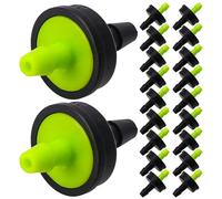TOYANDONA Pressure Compensating Drip Irrigation Emitters with Quick Assembly and Multi-scene Compatibility Plastic Material 200pcs for Garden and Farm Use Suitable for Crops and Potted
