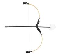 TOYANDONA Primitive Tribal Bow Arrow Prop Lightweight Costume Accessory for Halloween Parties Role Play Stage Performances with Intricate Arrow Details