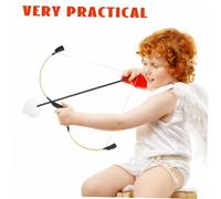 TOYANDONA Primitive Tribal Bow Arrow Set Lightweight Halloween Costume Prop for Party Cosplay Role Play and Stage Performance Stable Material for Dance and Photo Fun