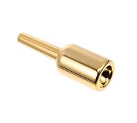 TOYANDONA Professional 3c Gold-plated Trumpet Mouthpiece Small Size British Weighted Brass Accessory for Musicians and Instrument Maintenance