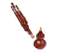 TOYANDONA Professional Chinese Hulusi Flute Traditional Cucurbit Wind Instrument for Beginners Students Adults Comfortable Smooth Surface Material Easy to Play Gift Choice for Music Lovers