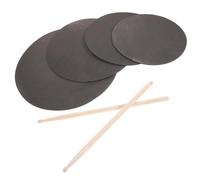 TOYANDONA Professional Drum Practice Pad Set with Ergonomic Design and Lightweight Foam Material, Includes Drum Sticks, for Beginner and Professional Use, for Silent Practice Sessions