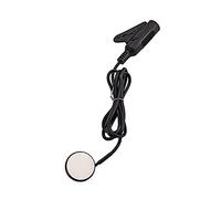 TOYANDONA Professional Guitar Pickup Piezo Microphone for Horn and Ukulele with Plastic and Metal Construction, Black, Picks up Sound without Influence from Sound Reflections, Musical
