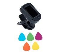 TOYANDONA Professional Guitar Tuner Random Plectrums for Guitar Ukulele and Violin Practice Sessions Essential Random Color