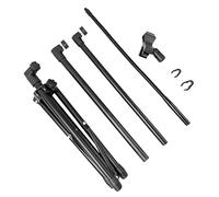 TOYANDONA Professional Microphone Tripod Stand Standing Mic Stand for Live Performance and Recording Sessions Black