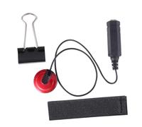 TOYANDONA Professional Piezo Microphone Pickup for Guitar Ukulele Self-adhesive Piezoelectric Contact Transducer with Cable and Clip Clear Sound Capture for Acoustic Instruments Recording