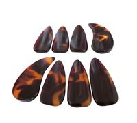 TOYANDONA Professional Plastic Guzheng Finger Nail Picks Size L with Smooth round Edge and Fine Filed Finish, for Practice Fingers and Beginners Playing the Chinese Zither