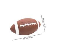 TOYANDONA Professional Rugby Ball with Hand Stitched Laces for Youth Training and Team Games Safe Elastic Material for Improved Coordination and Outdoor Play