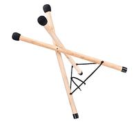 TOYANDONA Professional Tongue Drum Stand Foldable Wooden Tripod Design with Non-slip Rubber Caps and Sponge for Easy Storage Stable Hand Pan Drum Holder for Concerts and Performances