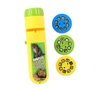TOYANDONA Projection Flashlight Educational for Interactive Animal Zoo Projector with Patterns Cognitive Development and Hand-eye Coordination Plaything Battery Not Included