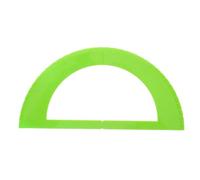 TOYANDONA Protractor Semicircular Plastic Math Protractors for Blind Students Metric Ruler, Light Green Visual Aid Tool Enhancing Learning Efficiency and Educational Support, for Homes