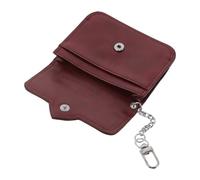 TOYANDONA PU Leather Card Wallet with Heart Buckle Ultra-Thin Women S Credit Card Holder with Flap Dual Compartments for Organized Storage Lightweight Travel Wallet for Daily Use