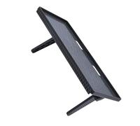 TOYANDONA Punch-free Storage Holder Computer Screen Shelf Wall-mounted Rack Abs Material Stable Load-bearing Strong Bearing Capacity Black for Home Desk Gaming Equipment Sundries