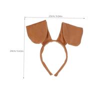 TOYANDONA Puppy Dog Costume Set for Soft Animal Headband Bow Tie Nose Tail Prop Comfortable Wear Realistic Design Cute Party Cosplay Accessories for Boys