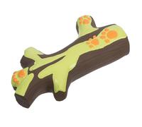 TOYANDONA Puppy Teething Toys Realistic Latex Chew Toy for Dogs Squeaky Bamboo Branch Interactive Safe Material for Healthy Chewing Engaging Playtime
