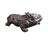 TOYANDONA Purple Sand Tea Pet Adornment Small Ancient Animal Figurine Feng Shui Wealth Ornament for Tea Tray High Temperature Resistant Chinese Style Vintage Decor