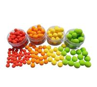 TOYANDONA Pva Floating Fishing Lure Green Smell Ball Beads 8mm Nano Material Carp Baits with Great Buoyancy and Easy to Take Feature for Carp and Big Fish Fishing