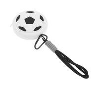 TOYANDONA PVC Mini Coin Purse Keychain with Sporty Soccer Pattern, Portable Zippered Soccer Coin Storage Bag for Backpacks, for Active Lifestyles and Soccer Fans