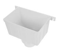 TOYANDONA PVC Rain Gutter Downspout Diverter Kit 110mm X 75mm Universal Standard with Filter for Rainwater Collection and Garden Water Butt Connection