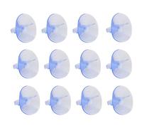 TOYANDONA Pvc Suction Cups with Pull Ring Aquarium Fixed Suction Cups 12pcs 45mm Sturdy Vacuum Suckers with Convenient Installation for Secure Glass for Fish Tank and Reptiles Box