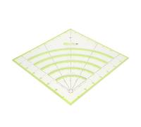 TOYANDONA Quilting Ruler Template Acrylic Sewing Patchwork Cutting Ruler for DIY Sewing, Acrylic, Multi-functional, for DIY Embroidery Hobbyists and Professionals