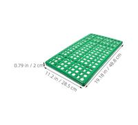 TOYANDONA Rabbit Cage Plastic Flooring 2Pcs ABS Mats with Airflow Holes 30X50Cm for Small Pets and Breeding Rabbits Habitat