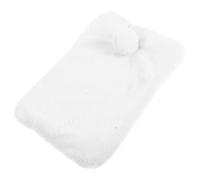 TOYANDONA Rabbit Winter Bed Pad Medium White Plush Insulated Sleeping Mat for Hamster Guinea Pig Bunny Small Animal Bedding Anti-slip Surface